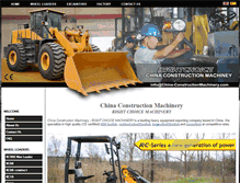 Tablet Screenshot of china-constructionmachinery.com